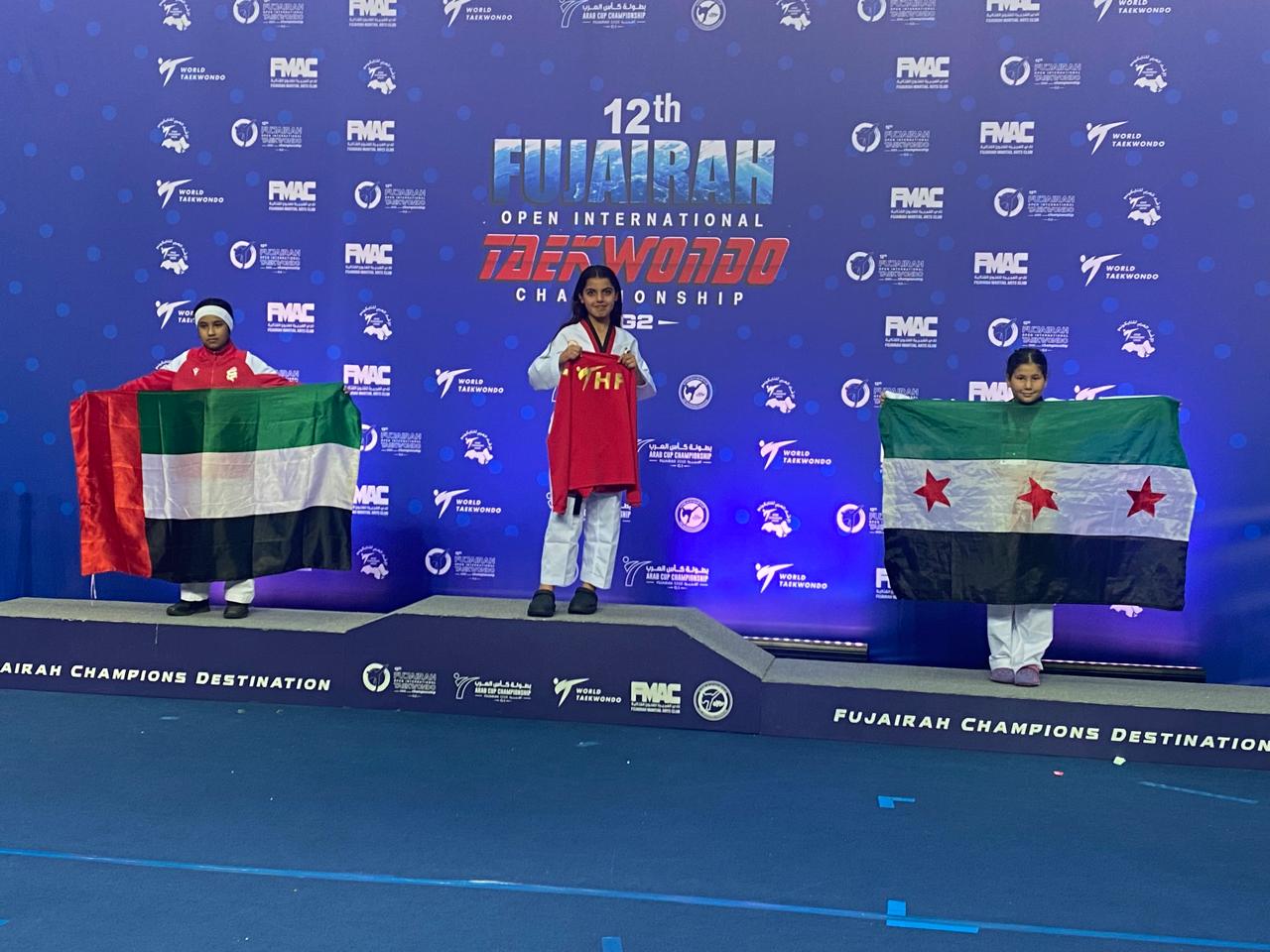 Podium Ilham Al-Sheikk_Fujairah Open 2025_Pic.1 Podium Ilham Al-Sheikk_Fujairah Open 2025_Pic.1